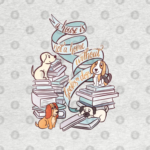 BOOKS AND DOGS by Catarinabookdesigns